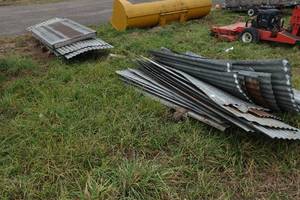 lot 334 image: Assorted Galvanized Sheets