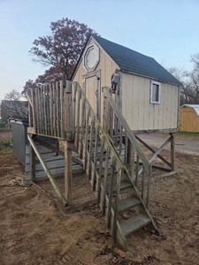 lot 22 image: Elevated Play House - 8 x 74 - Wired for Power