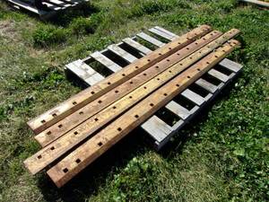 lot 41 image: 4- Bolt On Single Bevel Cutting Edges