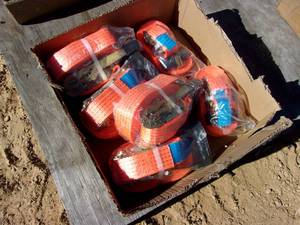 lot 89 image: 6- Ratchet Straps (UNUSED)