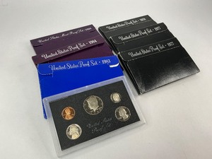 lot 16 image: 6x Proof Sets from 1977-1988