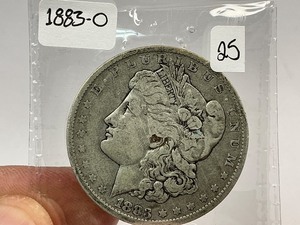 lot 25 image: 1883-O Morgan Silver Dollar