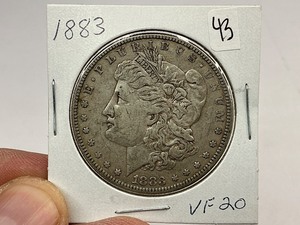 lot 43 image: 1883 Morgan Silver Dollar