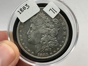 lot 71 image: 1883 Morgan Silver Dollar