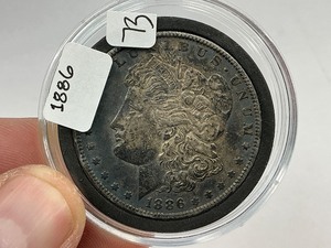lot 73 image: 1886 Morgan Silver Dollar
