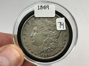 lot 74 image: 1889 Morgan Silver Dollar