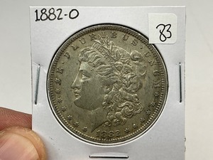 lot 83 image: 1882-O Morgan Silver Dollar