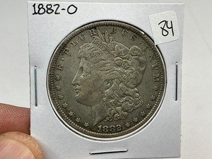 lot 84 image: 1882-O Morgan Silver Dollar