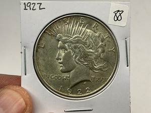 lot 88 image: 1922 Silver Peace Dollar
