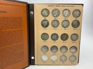 COMPLETE Barber Silver Half Dollar Collection 1892-1915