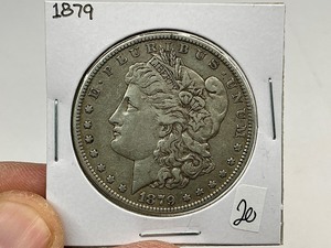 lot 20 image: 1879 Morgan Silver Dollar