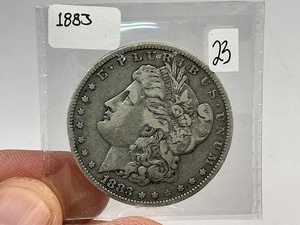 lot 23 image: 1883 Morgan Silver Dollar