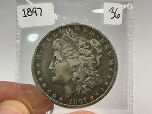 lot 36 image: 1897 Morgan Silver Dollar