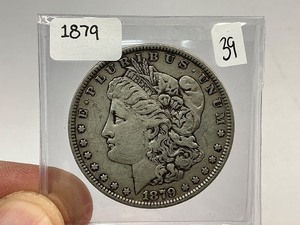 lot 39 image: 1879 Morgan Silver Dollar