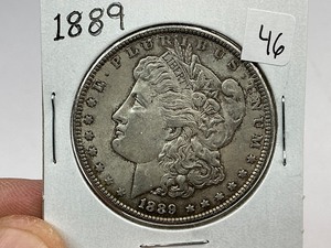 lot 46 image: 1889 Morgan Silver Dollar