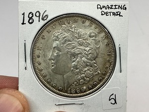 lot 51 image: 1896 Morgan Silver Dollar