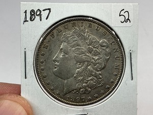 lot 52 image: 1897 Morgan Silver Dollar