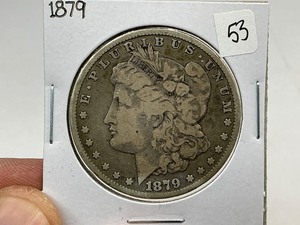 lot 53 image: 1879 Morgan Silver Dollar