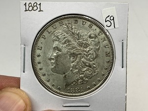 lot 59 image: 1881 Morgan Silver Dollar