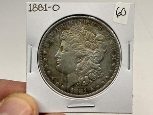 lot 60 image: 1881-O Morgan Silver Dollar