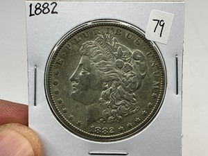 lot 79 image: 1882 Morgan Silver Dollar