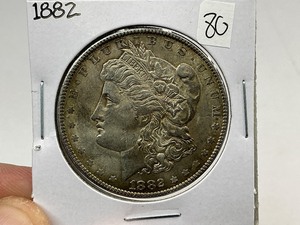 lot 80 image: 1882 Morgan Silver Dollar