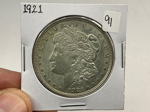 lot 91 image: 1921 Morgan Silver Dollar