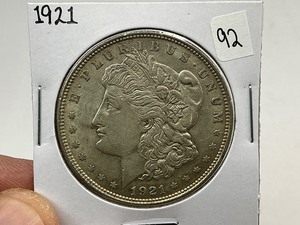 lot 92 image: 1921 Morgan Silver Dollar