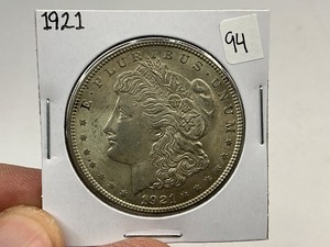 lot 94 image: 1921 Morgan Silver Dollar