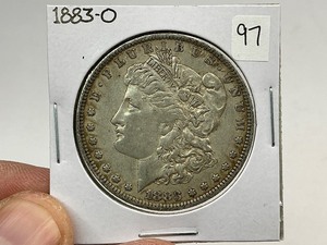 lot 97 image: 1883-O Morgan Silver Dollar