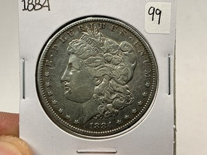 lot 99 image: 1884 Morgan Silver Dollar