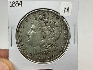 lot 101 image: 1884 Morgan Silver Dollar