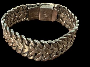 lot 8D image: REH Rodolfo Espinoza 925 Sterling Silver Bracelet