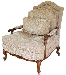 lot 57H image: FR - Taylor King Large Vintage Armchair with Spring Down Cushioning