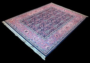 lot 86H image: LL - Karastan Williamsburg Carters Grove Rug 8x11 Wool Area Rug