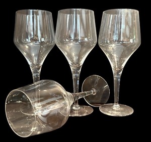 lot 116H image: FR - Set of 12 Assorted Clear Glass Wine and Brandy Glasses