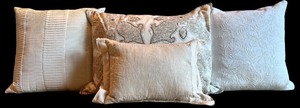 lot 124H image: LR - Set of 4 Decorative Throw Pillows Including Ralph Lauren, Assorted Patterns