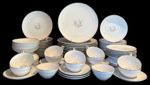 lot 250H image: DR - Noritake Ardis 70-Piece Fine China Dinnerware Set for 12