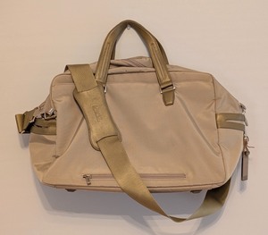 lot 184 image: UL - Tumi Canvas and Leather Bag with Shoulder Strap
