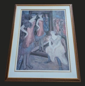 lot 272 image: UL - Barbara A. Wood Artist Proof Framed Print Signed and Inscribed