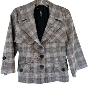 lot 54C image: SR - Robert Rodriguez Plaid Cropped Jacket Size 8
