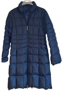 lot 329H image: DR - Moncler Long Quilted Down Coat Size 2