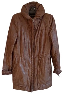 lot 330H image: K - Creenstone Brown Womens Jacket Size 36 with High Collar