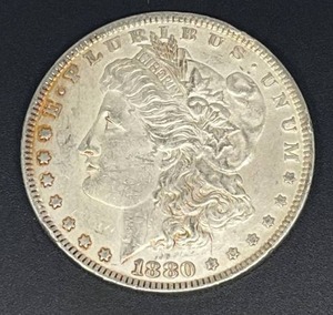 lot 7 image: 1880 Morgan Silver Dollar