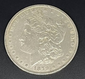 lot 19 image: 1879 Morgan Silver Dollar