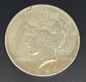 lot 21 image: 1926-D Peace Dollar