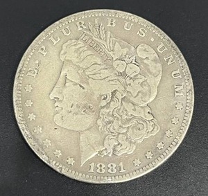 lot 24 image: 1881-S Morgan Silver Dollar