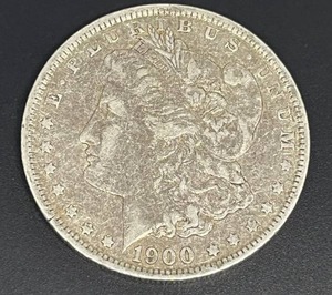 lot 28 image: 1900-O Morgan Silver Dollar