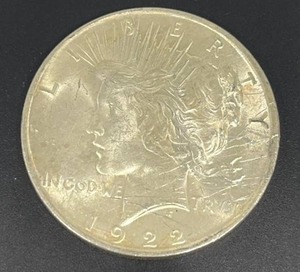 lot 30 image: 1922 Peace Dollar