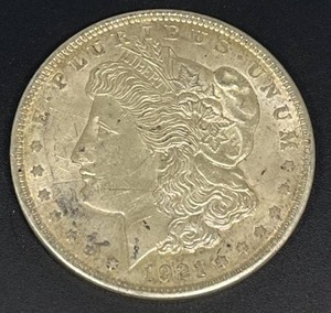 lot 34 image: 1921 Morgan Silver Dollar